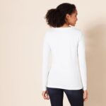Amazon Essentials Women's Regular-Fit Long-Sleeve Crewneck T-Shirt (Available in Plus Size) - Image 3