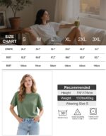 5 Pack Womens Oversized T Shirts Crew Neck Loose Fit Short Sleeve Tshirts Summer Workout Plus Size Tee Tops - Image 5