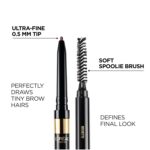 L'Oreal Paris Makeup Brow Stylist Definer Waterproof Eyebrow Pencil, Ultra-Fine Mechanical Pencil, Draws Tiny Brow Hairs and Fills in Sparse Areas and Gaps, Blonde, 0.003 Ounce (Pack of 1) - Image 3