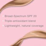 Suggest a better title and return a single title only without any other comments: Neutrogena Healthy Skin Liquid Makeup Foundation,Broad Spectrum SPF 20 Sunscreen,Lightweight & Flawless Coverage Foundation with Antioxidant Vitamin E & Feverfew,Natural Beige,1 fl. oz (Pack of 1) - Image 3