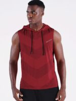 Neleus Men's Workout Tank Tops 3 Pack Sleeveless Running Shirts with Hoodie - Image 2