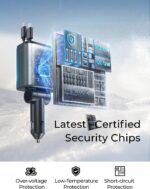 LISEN Retractable Car Charger, for Gifts for Him Her, 69W Cars Adapter USB C Fast Charger for iPhone 17-12, Car Accessories Gadgets for Men, Anniversary Birthday Gifts for Men Women, for Samsung - Image 6