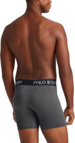 POLO RALPH LAUREN Men's Underwear Boxer Briefs Pack, 3-Pack, 4D Flex Cooling Microfiber Underwear, Wicking Boxer Briefs - Image 5