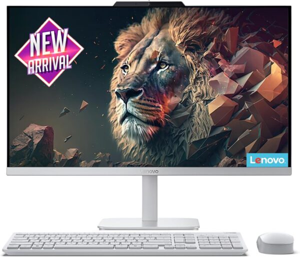 Lenovo 24" All-in-One Desktop | Ultra-Fast Intel Quad-Core CPU | 16GB RAM | 512GB External & 256GB SSD | Full HD Display | Wi-Fi 6 | HDMI | Ethernet Ports | Windows 11 | Wireless Keyboard & Mouse
