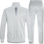 TBMPOY Men's Tracksuits Sweatsuits for Men Sweat Track Suits 2 Piece Casual Athletic Jogging Warm Up Full Zip Sets - Image 2