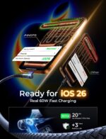 AINOPE USB C to USB C Cable 60W 2Pack 6.6ft C to C Cable Fast Charging Type C Charger Fast Charging Right Angle Sideways Phone Charger USBC - USBC for iPhone 17 Pro Max 16 Accessories Samsung S25 iPad - Image 8