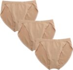 Suggest a better title and return a single title only without any other comments: iMucci Professional Girl Ballet Nude Dance Briefs Women - Beige Velvet Nylon Panty Gymnastics Shorts Underwear Under-Pants