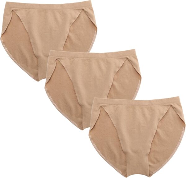 Suggest a better title and return a single title only without any other comments: iMucci Professional Girl Ballet Nude Dance Briefs Women - Beige Velvet Nylon Panty Gymnastics Shorts Underwear Under-Pants