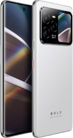 BLU Bold N4 5G | Unlocked | 6.78” Curved Display + 1.74” Rear Display | 50MP + 16MP Selfie | 512/8GB I NFC I Android 15 | US Version | US Warranty | White - Image 5