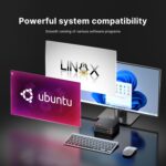 BOSGAME P4 Dual LAN Mini PC Ryzen 7 5700U 16GB DDR4 RAM 512GB SSD, 11 Pro Desktop Computers, Triple 4K Displays, Support PS3 Emulator, WiFi 6E, BT5.2 - Image 9