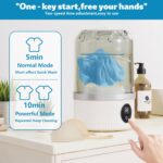 Portable Washing Machine, Underwear Washer, Small Washing Machines, Mini Washing Rechargeable Cordless Washing-Machine, Laundry Cup for Bra, Underwear, Socks (1 L capacity) - Image 4