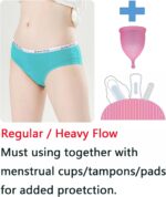 Suggest a better title and return a single title only without any other comments: Demifill Teen Girls Period Panties Juniors First Period Starter Underwear Soft Briefs Pack of 6 Multipack - Image 2