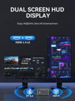 GMKtec Mini PC, G3 PRO Intel Core i3-10110U (Beats 4300U/N150), 16GB DDR4 RAM (Dual Channel) 512GB PCIe M.2 SSD, Desktop Computer 4K Dual HDMI/USB3.2/WiFi 6/BT5.2/2.5GbE for Office, Business - Image 6