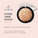 Suggest a better title and return a single title only without any other comments: LAURA GELLER NEW YORK Baked Balance-N-Glow Illuminating Foundation - Medium - Buildable Sheer to Light Coverage - Satin Finish - Image 8