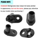 2182179 Refrigerator Door Closer Cam For Whirlpool Kenmore Admiral Amana Crosley Refrigerator Lower Door Closer AP6005980 PS11739042 W10329686 2155311 (Screws not included) - Image 5