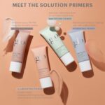 Suggest a better title and return a single title only without any other comments: Glo Skin Beauty Blurring Primer with Ceramides – Minimize Pores & Fine Lines for Smoother Makeup Application, for All Skin Types, Semi-Matte Finish - Image 5