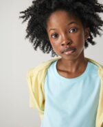 Suggest a better title and return a single title only without any other comments: The Children's Place Girls Short Sleeve High Low Tee - Image 2