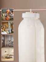 Portable Clothes Dryers, Mini Laundry Dryers with Timer Function & Dry Bag, Easy to Use Multiple Compact Dryer for Clothes, for Travel, Apartment, RV, Dorm, for Light Clothes, Underwear, Baby Clothe - Image 9