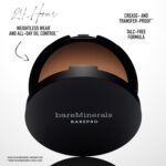 Suggest a better title and return a single title only without any other comments: bareMinerals Barepro Skin-Perfecting Powder Foundation, Matte Pressed Powder Foundation Full Coverage, Oil Control, Dermatologist-Tested, Longwear Mineral Matte Complexion - Image 4