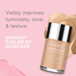 Suggest a better title and return a single title only without any other comments: Neutrogena Healthy Skin Liquid Makeup Foundation,Broad Spectrum SPF 20 Sunscreen,Lightweight & Flawless Coverage Foundation with Antioxidant Vitamin E & Feverfew,Natural Beige,1 fl. oz (Pack of 1) - Image 2