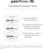 Gabb Phone 4 Pro - Smartphone for Kids and Teens, GPS Tracker, No Social Media or Internet, Parental Controls, Phone Plan Required | No Social Media, Parent-Approved Apps, GPS Tracking - Image 2