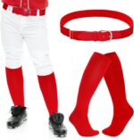 Dxhycc Youth Baseball Socks and Belt Combo Set Softball Baseball Socks and Elastic Waist Belt for Youth Boys Girls - Image 4