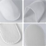 UrbanRoots 28 Pairs Disposable Slippers For Guests,Bulk Slippers For Hotel,Spa,Travel,Shoeless Home,Spa Slippers With Pouch,Non-Slip(White) house slippers for guests - Image 5