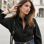 STIROLL Slim Leather Bands Compatible with Apple Watch Band 38mm 40mm 41mm 42mm(Series 11 10), Top Grain Leather Watch Thin Wristband for iWatch SE 9 8 7 6 5 4 3 2 1 (Black Rose Gold) - Image 8