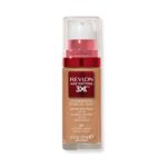 Suggest a better title and return a single title only without any other comments: Revlon Age Defying 3X Makeup Foundation, Firming, Lifting and Anti-Aging Medium, Buildable Coverage with Natural Finish SPF 20, 060 Golden Beige, 1 fl oz
