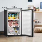 Midea MRU03M2ABB Upright Freezer, 3.0 Cubic Feet Mini Freezer, For Kitchen Apartment Office Basement or Dormitory, Black - Image 4