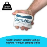 Scrubba Untouched Wash Bag - Portable Washing Machine - Eco-Friendly Manual Washing Machine for Travel, Camping, Baby Clothes - Travel Essentials, Gift - use with Laundry Detergent, & Sheets - 5.3 oz. - Image 2