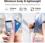 BLKE Mini Phone 3.0" HD Touch Screen Mini Smartphone World's Smallest Unlocked Android Compact Mobile Phone for Students Cell Phone App Download WiFi GPS Face lD 2GB+16GB Orange - Image 3