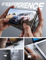 AINOPE USB C to USB C Cable 60W 2Pack 6.6ft C to C Cable Fast Charging Type C Charger Fast Charging Right Angle Sideways Phone Charger USBC - USBC for iPhone 17 Pro Max 16 Accessories Samsung S25 iPad - Image 6