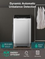 Portable Washing Machine - Compact 2.0 Cu.ft Portable Washer, Full-Automatic Top Loader for Space Saving, Ideal for Apartments, Homes, and Dorms, 10 Wash Cycles, Low Noise, IPX4 with Drain Pump - Image 3