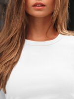 AUTOMET Women's Ribbed Long Sleeve Basic Top - Soft Stretch Crewneck Shirt for Work & Casual - Image 6