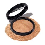 Suggest a better title and return a single title only without any other comments: LAURA GELLER NEW YORK Award-Winning Baked Balance-n-Brighten Color Correcting Powder Foundation - Golden Medium - Buildable Light to Medium Coverage - Demi-Matte Natural Finish