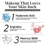 Suggest a better title and return a single title only without any other comments: Jerome Alexander MagicMinerals AirBrush Foundation – 2 Piece Set with Airbrush Foundation and Kabuki Brush - Spray Makeup with Anti-aging Ingredients for Smooth Radiant Skin - Bright Light - Image 7