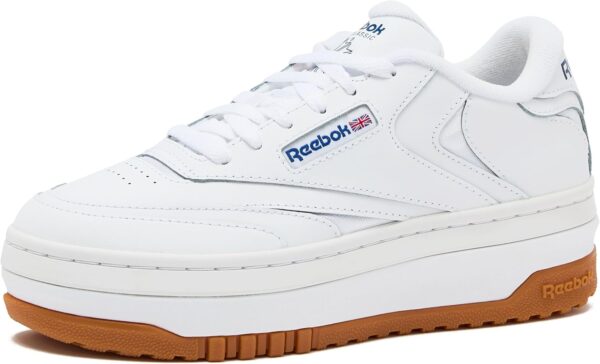 Reebok Club C Extra Platform Sneakers for Women - White Casual Tennis Women's Fashion Sneakers - Womens Shoes Size 5 to 11