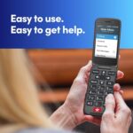 LIVELY Jitterbug Flip2 - Flip Cell Phone for Seniors - Not Compatible with Other Wireless Carriers - Must Be Activated Phone Plan - No SIM Needed - Red Flip Phone - Image 4