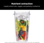 Ninja | Blender | Nutri Pro | Single Serve | For Smoothies, Salsa, Shakes and Frozen Drinks | Includes 2 Smoothie Cups & Lids | Crushes Ice, Fruit & Veggies |Silver | BN401 - Image 5