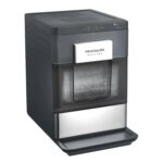 Frigidaire Gallery, 33 Lbs. Countertop Ice Maker, Nugget Shaped Ice, Stainless Steel Trim (Black)