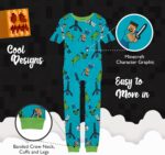 Minecraft Boys' 6-Piece Cotton Pajama Set, Matching Snug-fit Shirt & Pants, Soft & Cute for Kids - Image 8