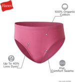 Suggest a better title and return a single title only without any other comments: Hanes girls Organic Underwear, Brief & Hipster, Toddler & Girl Sizes, Pure Comfort Organic 100% Cotton Panties, 8-pack - Image 3