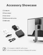 C4 Mini PC 11 Pro, Ryzen 5 3550H (Beat 4300U /3500U /3300U) Desktop Computer Dual 1000Mbps NIC LAN, 16GB RAM 512GB SSD Micro PC, WiFi 5, BT 5.0, Triple Display, PC for Home Theater, Office - Image 9