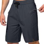 Men's Swim Trunks Quick Dry Board Shorts with Zipper Pockets Beach Shorts Bathing Suits for Men - No Mesh Liner