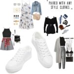 Adokoo Women's Fashion Sneakers PU Leather Casual Shoes White Tennis Low Top Shoes Womens Lace Up Sneakers - Image 6