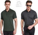 TELALEO 4/5 Pack Mens Polo Shirts Quick Dry Short Sleeve Golf T Shirt Performance Moisture Wicking Casual Workout - Image 3