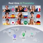 2026 Upgraded – Smart Camera Glasses, 8MP Resolution Supporting 1080P HD Video Recording, Supports Photo/Video/Audio Recording, 410mAh Battery, with AI Assistant/AI Translation/Bluetooth Calling - Image 5