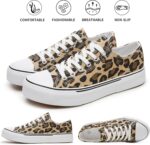 hash bubbie White Sneakers for Women Low Top Canvas Shoes Womens Canvas Sneakers Women's Fashion Sneakers Slip on Casual Tennis Shoes - Image 5