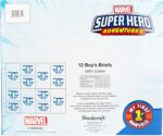 Marvel boys Toddler Spiderman & Superhero Friends Exclusive 12-pk Avent Box of Briefs Perfect for Gifting & Potty Training - Image 4